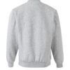 Sudadera de trabajo con cuello redondo Velilla 105701 en color gris jaspeado, resistente y cómoda para uso laboral diario
