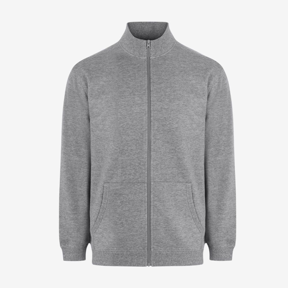 Sudadera unisex con cremallera Velilla SZ270U en felpa perchada