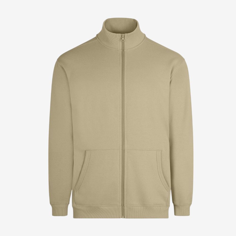 Sudadera unisex con cremallera Velilla SZ270U en felpa perchada