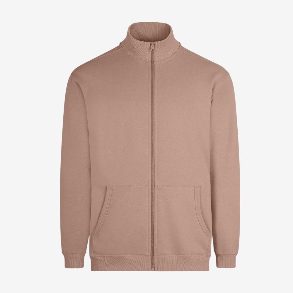Sudadera unisex con cremallera Velilla SZ270U en felpa perchada