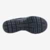 Zapatilla negra Workflex con suela antideslizante y tejido transpirable