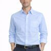 Camisa de trabajo celeste hombre corte clásico no entallada Unifor Gran