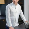 Chaqueta cocina entallada transpirable Sorona profesional