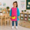 Babi Infantil Apertura Lateral Caracol en tejido Popelín Galaxy para guardería