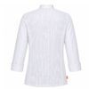 Chaqueta de cocina hombre blanca Mistral Roger con manga larga y espalda transpirable