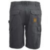 Bermuda Laboral Angus Confort Elástica Unisex BEEWORK.WEAR gris multibolsillos