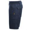 Bermuda Laboral Angus Confort Elástica Unisex BEEWORK.WEAR azul marino multibolsillos