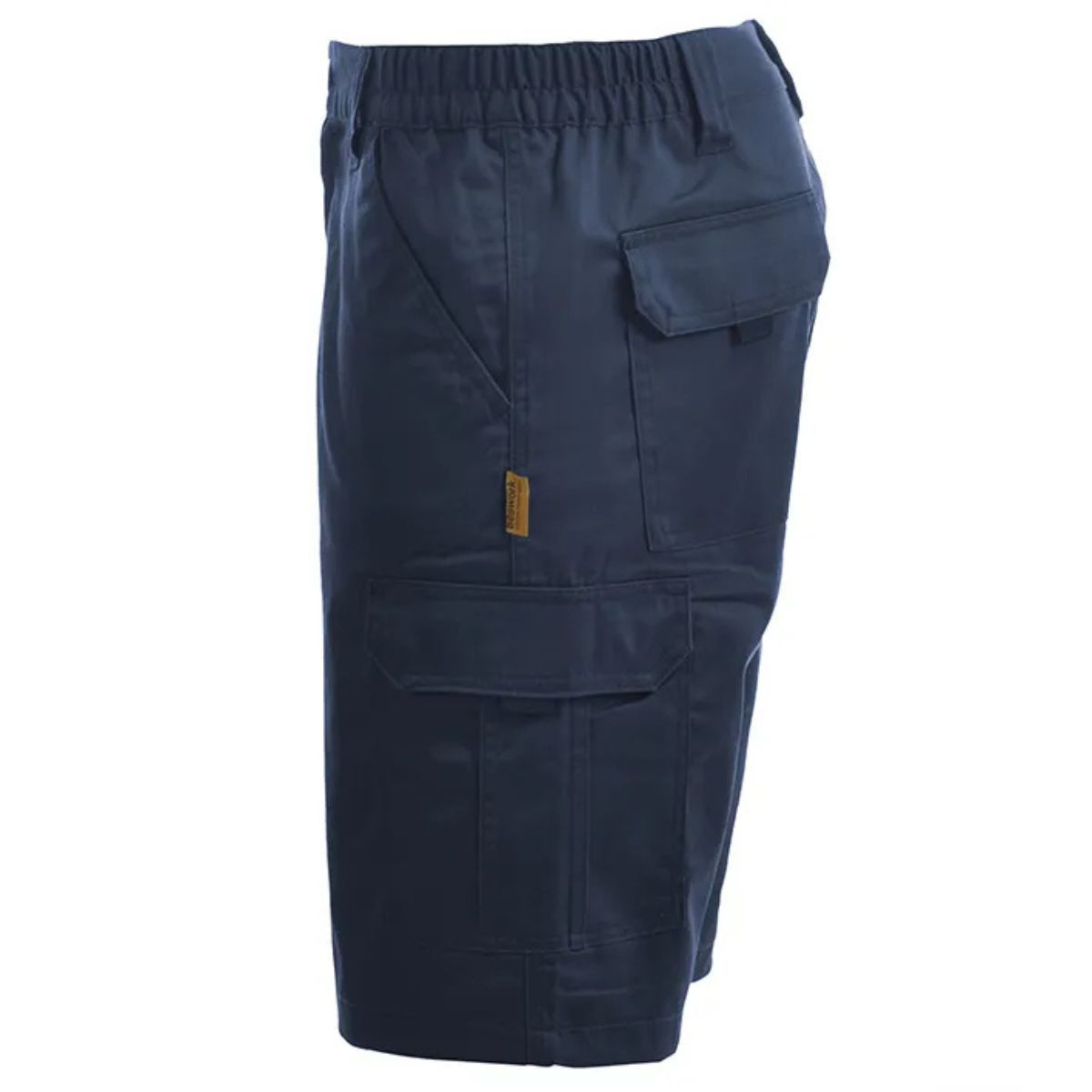 Bermuda Laboral Angus Confort Elástica Unisex BEEWORK.WEAR azul marino multibolsillos