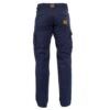Pantalón elástico corte slim TRACK BEEWORK.WEAR azul navy multibolsillOS