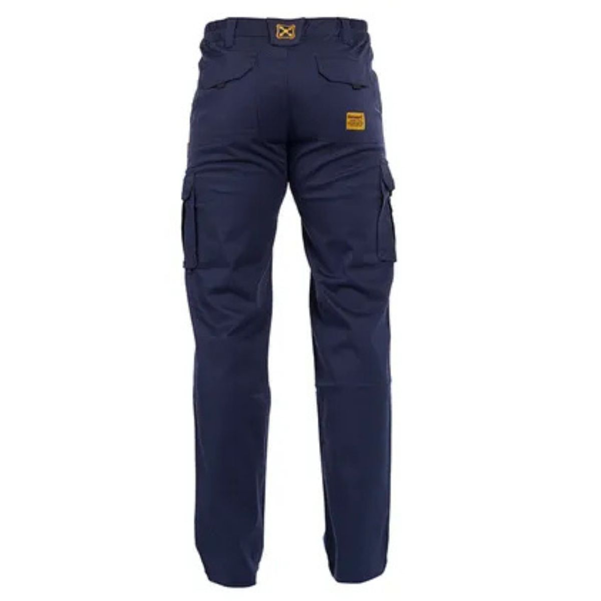 Pantalón elástico corte slim TRACK BEEWORK.WEAR azul navy multibolsillOS