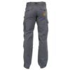 Pantalón elástico corte slim TRACK BEEWORK.WEAR gris medio multibolsillos