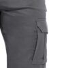 Pantalón elástico corte slim TRACK BEEWORK.WEAR gris medio multibolsillos